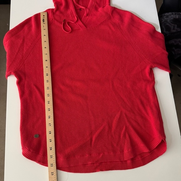 Lauren Ralph Lauren Black Label Hooded Waffle Knit Sweater - Picture 13 of 13